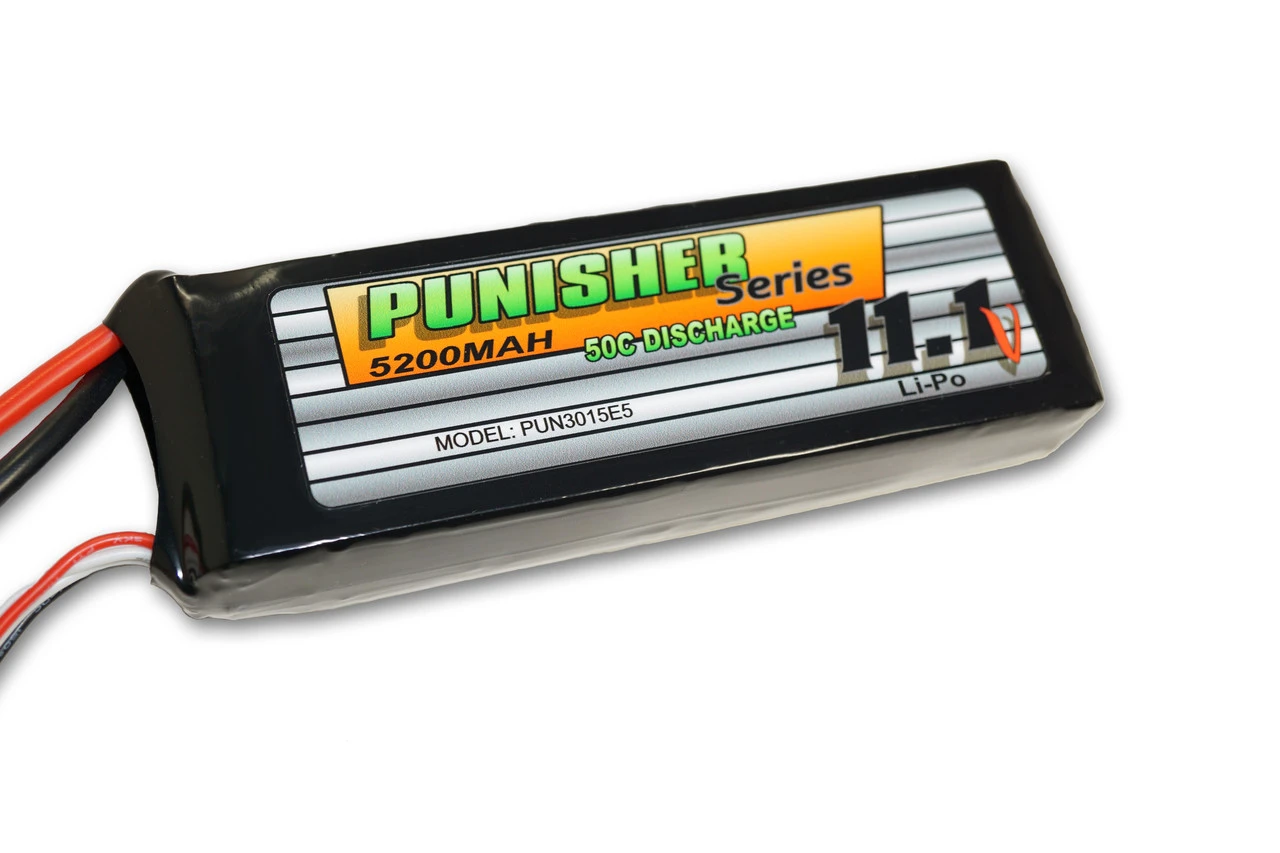 "Punisher Series" 5200/50C 3cell Soft Case Lipo (EC5)