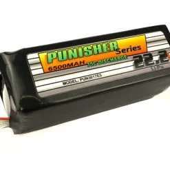 "Punisher Series" 6500/75C 6cell Soft Case Lipo (EC5)