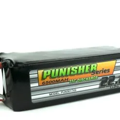"Punisher Series" 6500/75C 6cell Soft Case Lipo (XT90)