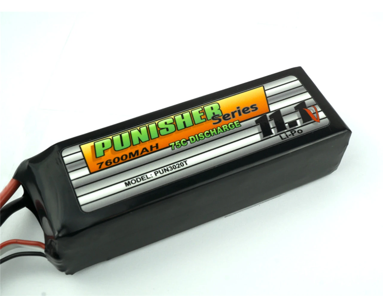 "Punisher Series" 7600/75C 3cell Soft Case Lipo (Traxxas)