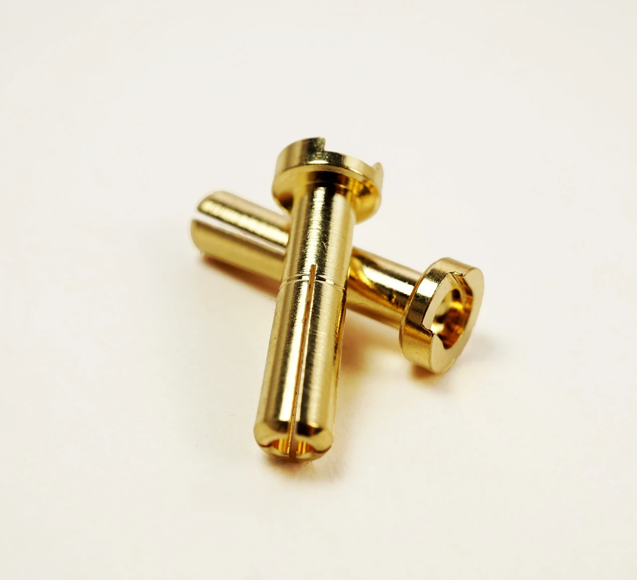 Punisher Series Low Profile 4mm Gold Plated Bullet Connector - Image 3