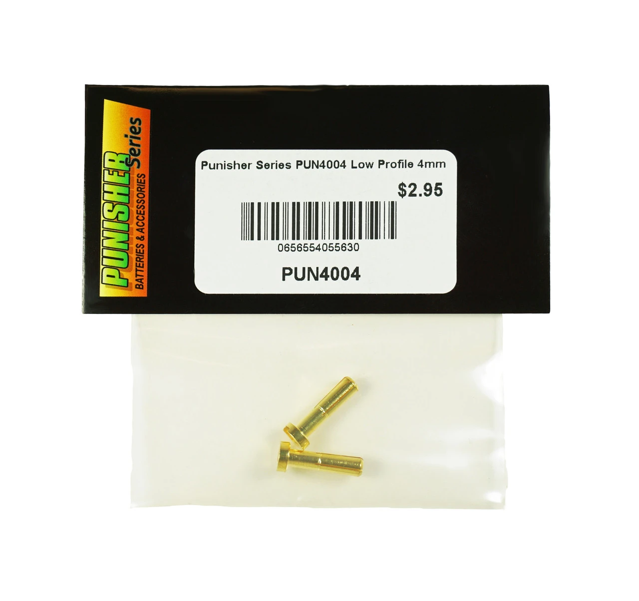Punisher Series Low Profile 4mm Gold Plated Bullet Connector - Image 4