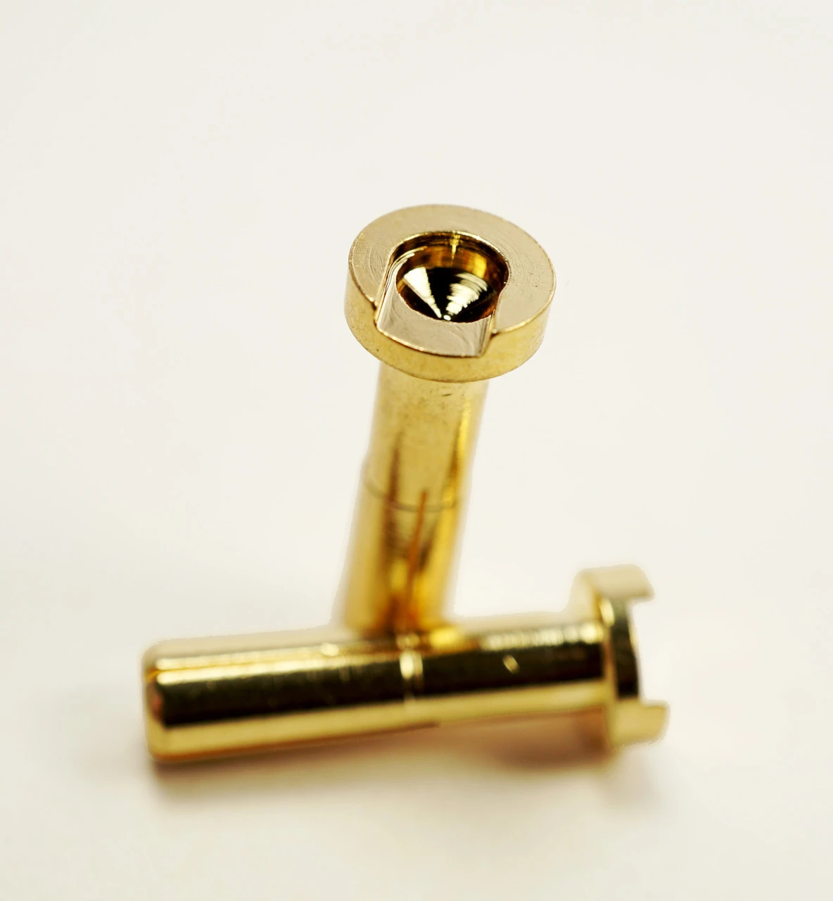 Punisher Series Low Profile 4mm Gold Plated Bullet Connector - Image 2