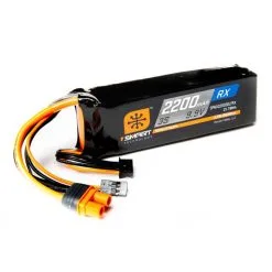 Spektrum 2200mAh 3S 9.9V Smart LiFe ECU Battery Pack W/IC3 & Servo Connector