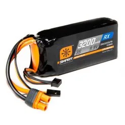 Spektrum 3S Smart LiFe ECU Battery Pack 9.9V/3200mAh W/IC3 & Servo Connector (SPMX32003SLFRX)
