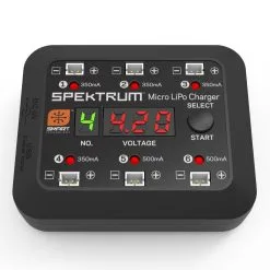 Spektrum S63 DC/USB 1S LiPo Smart Charger