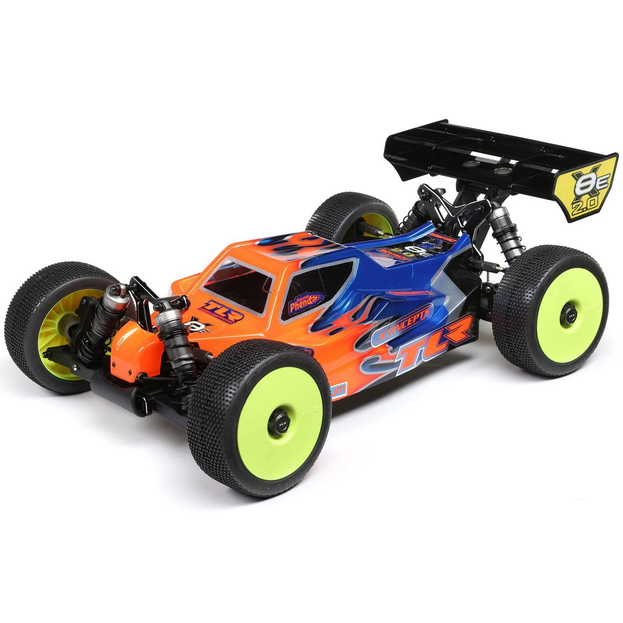 Team Losi Racing 1/8 8IGHT-X/E 2.0 Combo 4WD Nitro/Electric Race Buggy Kit