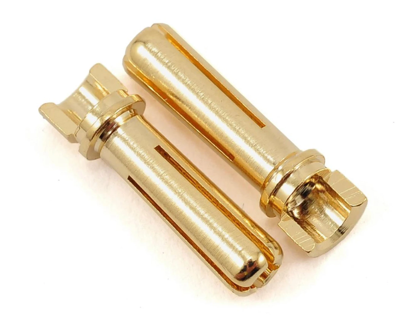 TQ WIRE TQ 4mm Gold Narrow Top Bullet Connectors 18mm TQ2506