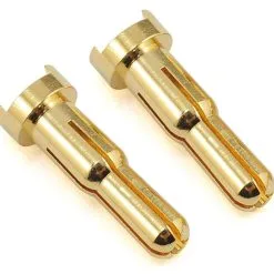 TQ WIRE TQ 4mm + 5mm Gold "Double Barrel" Bullet Connectors 21mm TQ2511