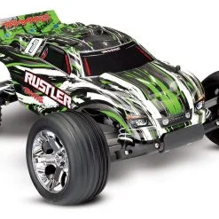Traxxas Rustler 1/10 RTR 2WD Electric Stadium Truck W/XL-5 ESC & TQ 2.4GHz Radio (Green)