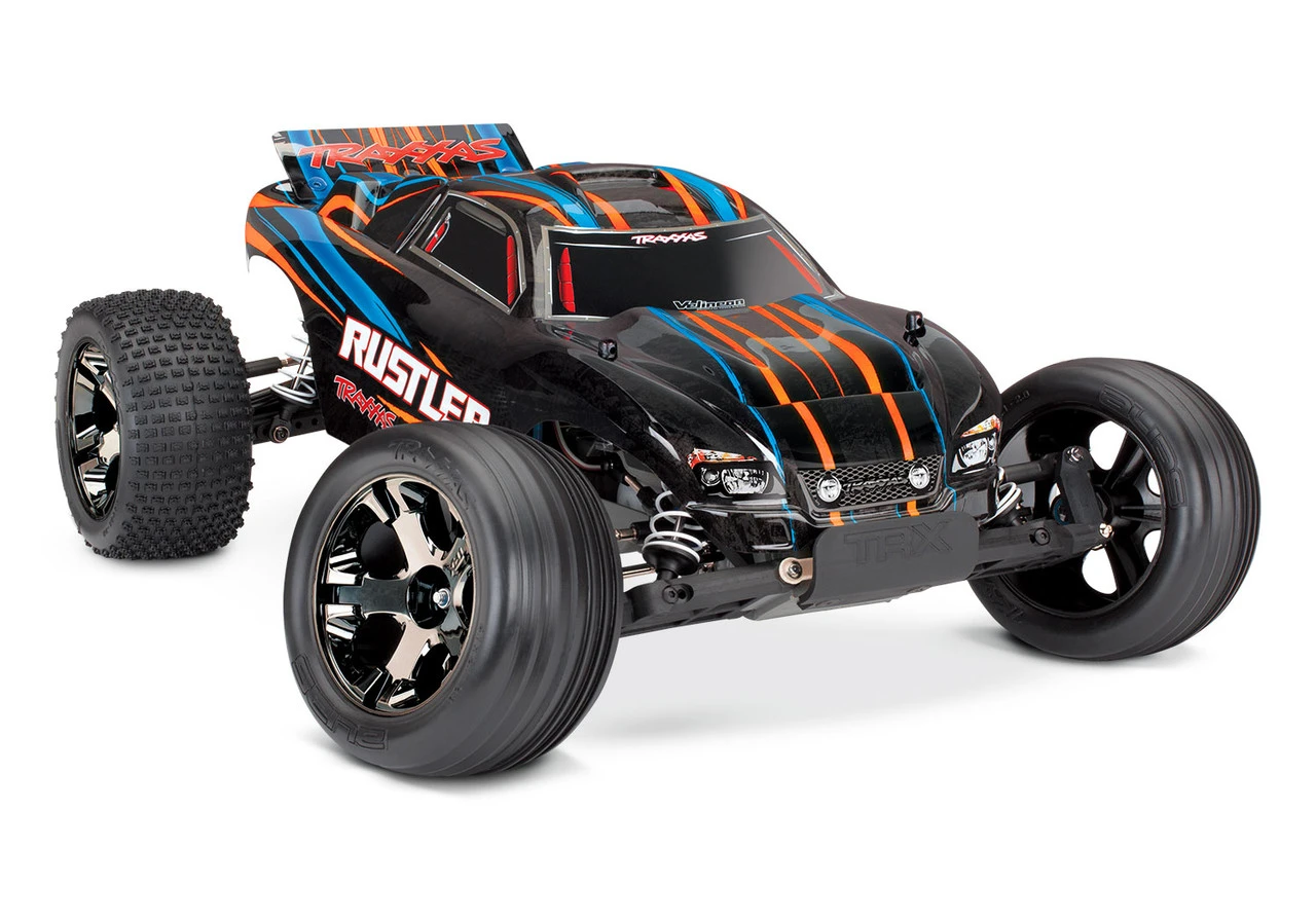Traxxas Rustler VXL Brushless 1/10 RTR Stadium Truck W/ TQi 2.4GHz Radio And TSM (Orange)