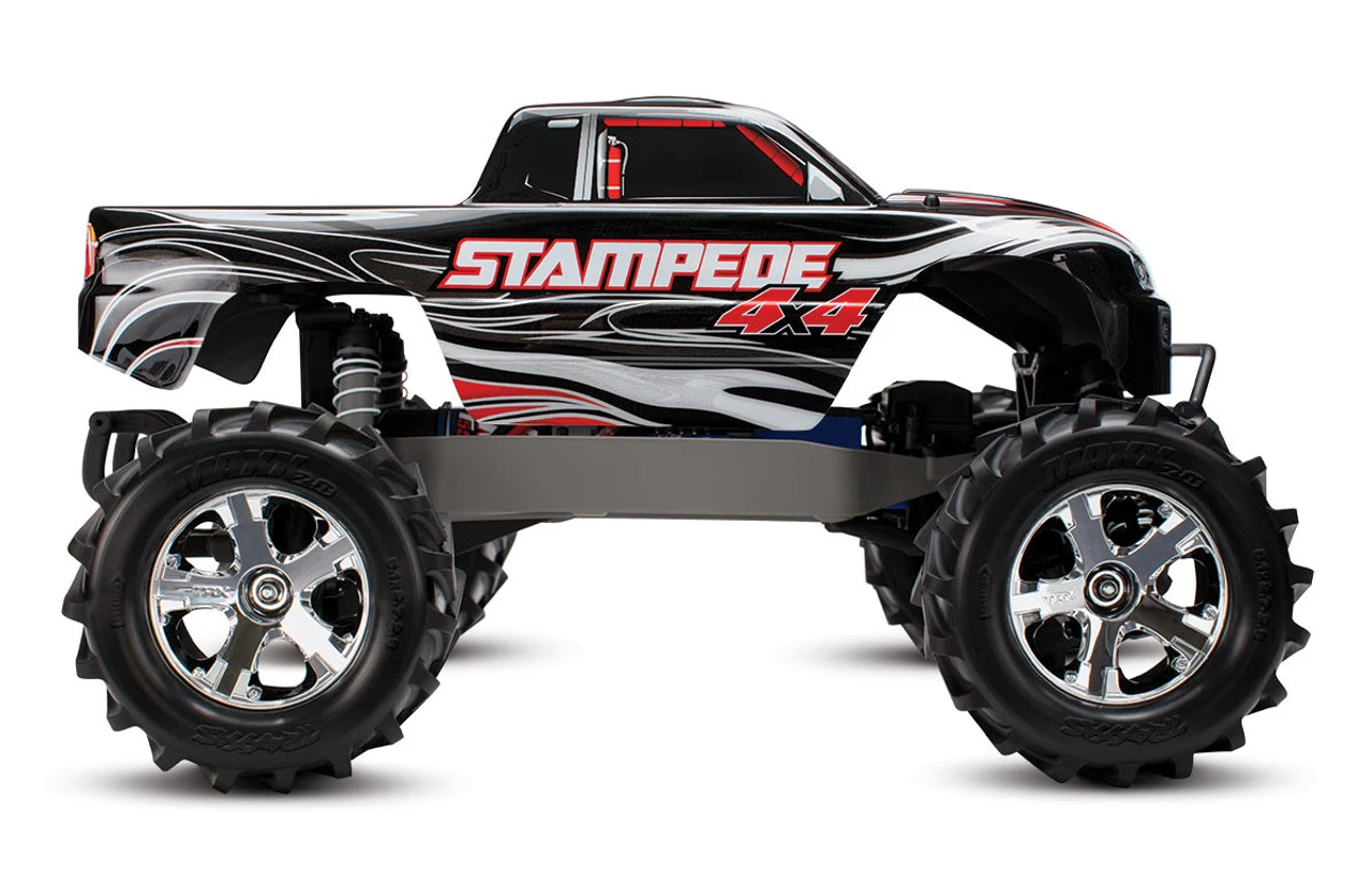 Traxxas Stampede 4X4 LCG 1/10 RTR Monster Truck W/XL-5 ESC, TQ 2.4GHz, Battery & Charger (Black) - Image 4