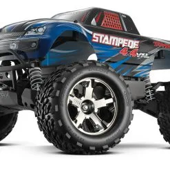 Traxxas Stampede 4X4 VXL Brushless 1/10 4WD RTR Monster Truck W/ TSM & TQi Radio (Blue)
