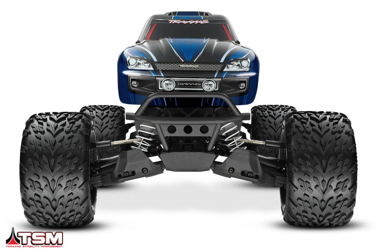 Traxxas Stampede 4X4 VXL Brushless 1/10 4WD RTR Monster Truck W/ TSM & TQi Radio (Blue) - Image 2