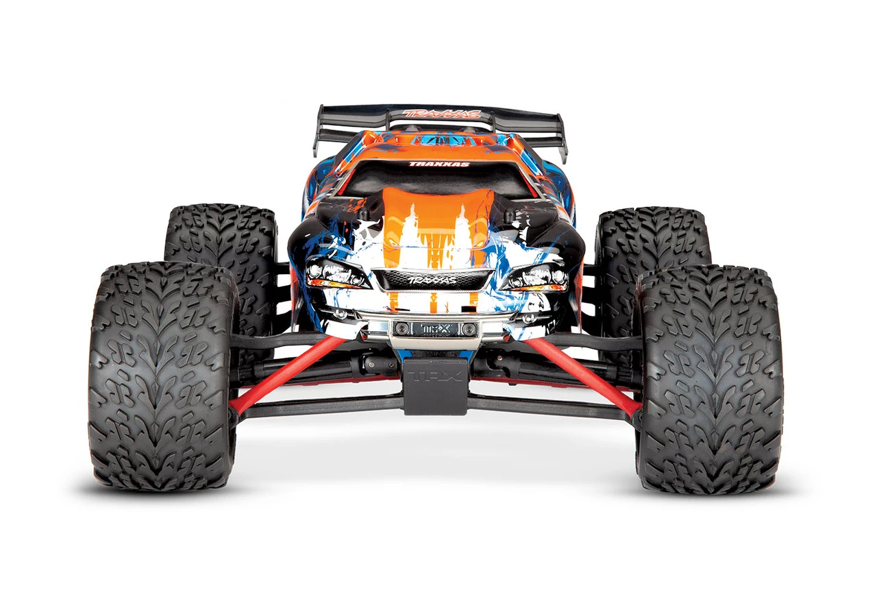 Traxxas E-Revo 1/16 4WD Brushed RTR Truck (Orange) W/2.4GHz Radio, Battery And DC Charger - Image 2