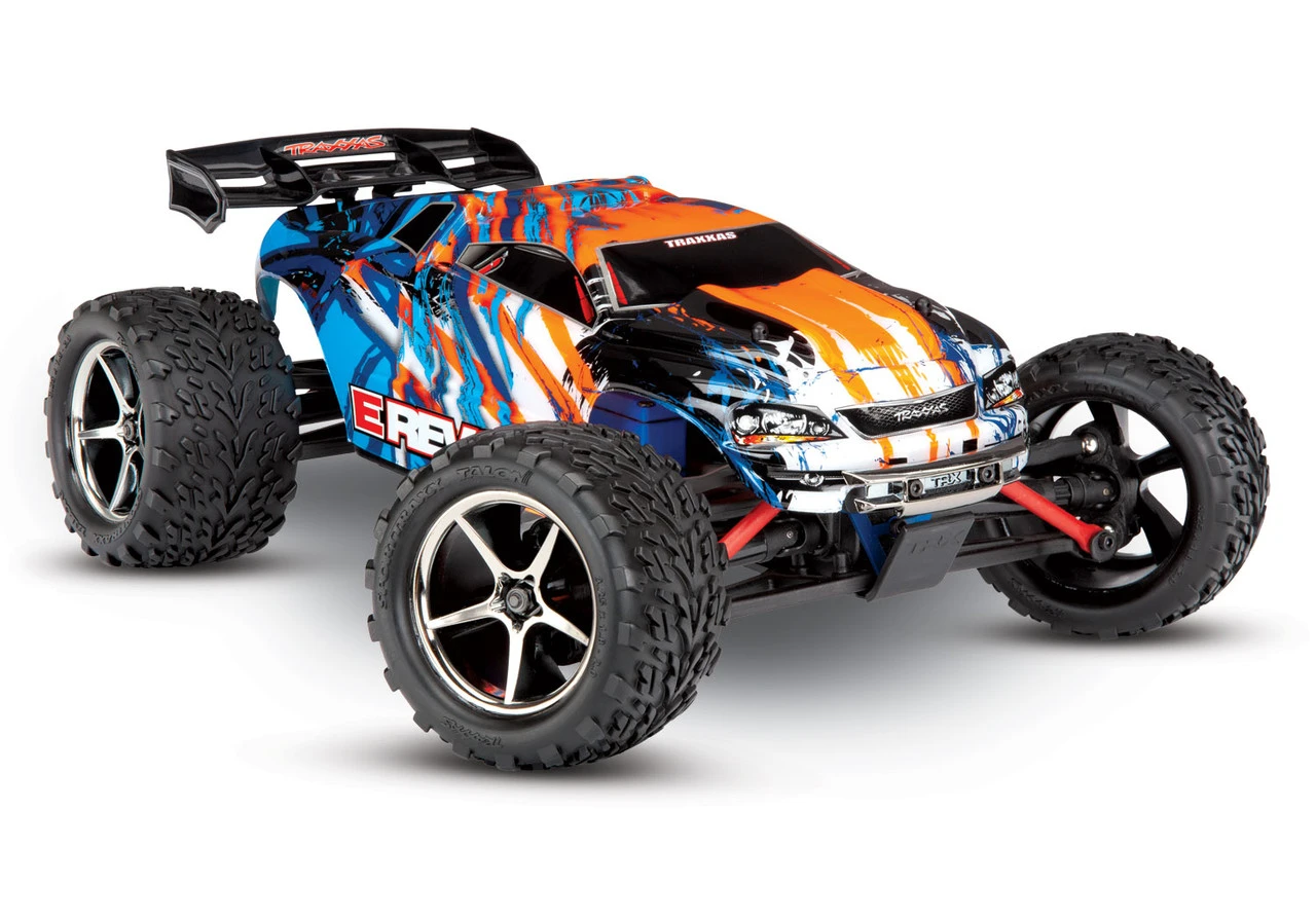 Traxxas E-Revo 1/16 4WD Brushed RTR Truck (Orange) W/2.4GHz Radio, Battery And DC Charger