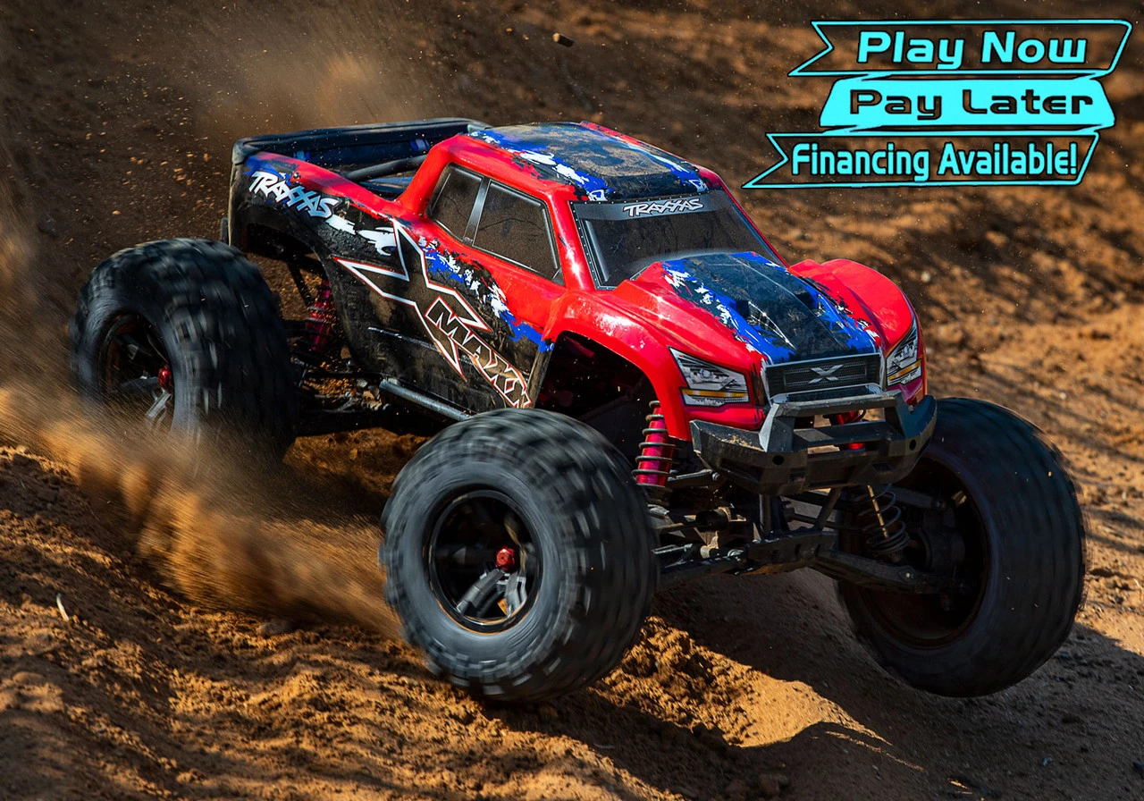 Traxxas X-Maxx 8S 4WD Brushless RTR Monster Truck W/ 2.4GHz TQi Radio And TSM (Red)