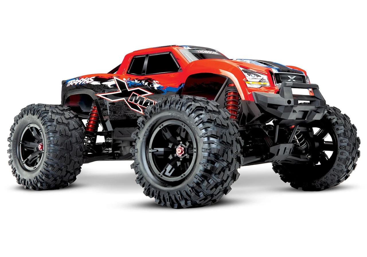 Traxxas X-Maxx 8S 4WD Brushless RTR Monster Truck W/ 2.4GHz TQi Radio And TSM (Red) - Image 3