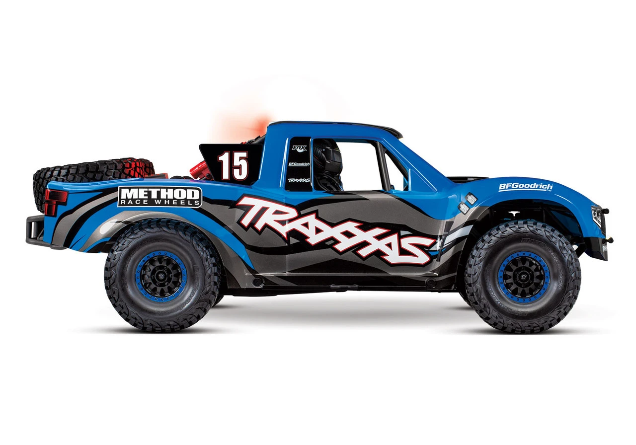 Traxxas Unlimited Desert Racer 6S RTR 4WD Electric Race Truck W/TQi 2.4GHz Radio W/Light Kit (Blue) - Image 4