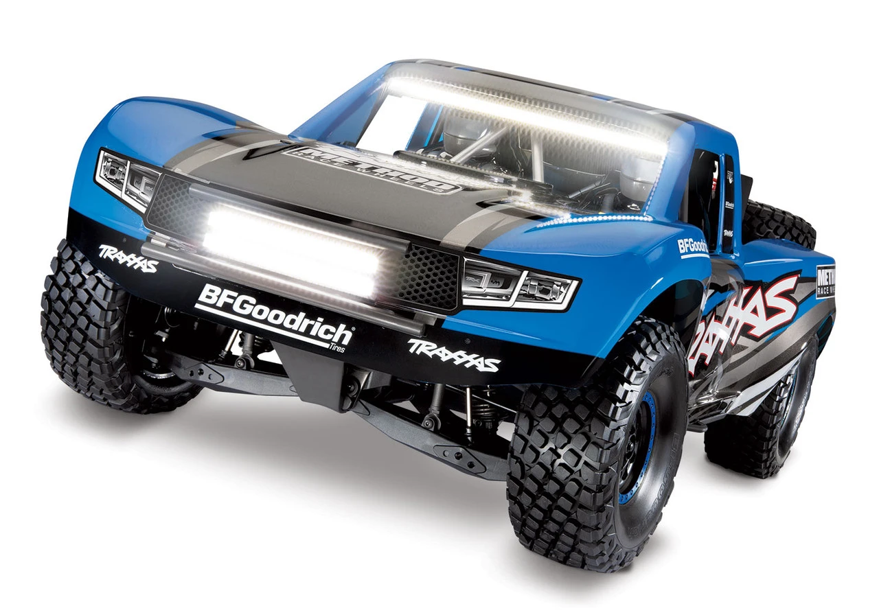 Traxxas Unlimited Desert Racer 6S RTR 4WD Electric Race Truck W/TQi 2.4GHz Radio W/Light Kit (Blue) - Image 2