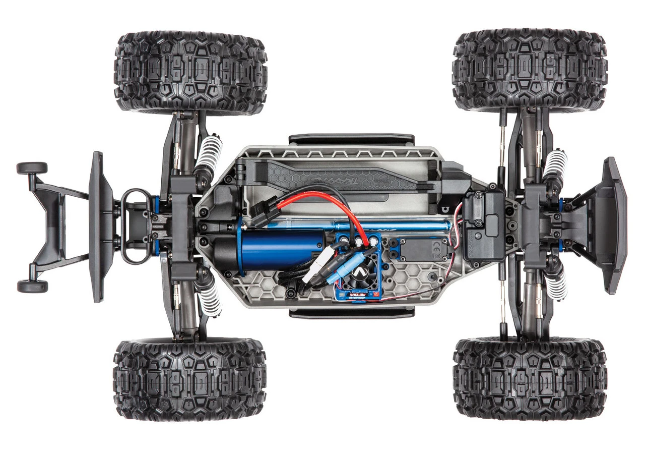 Traxxas Hoss 4X4 VXL 1/10 Scale Monster Truck W/ TQi Traxxas Link Enabled 2.4Ghz Radio System & TSM (Orange) - Image 6