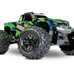 Traxxas Hoss 4X4 VXL 1/10 Scale Monster Truck W/ TQi Traxxas Link Enabled 2.4Ghz Radio System & TSM (Green)