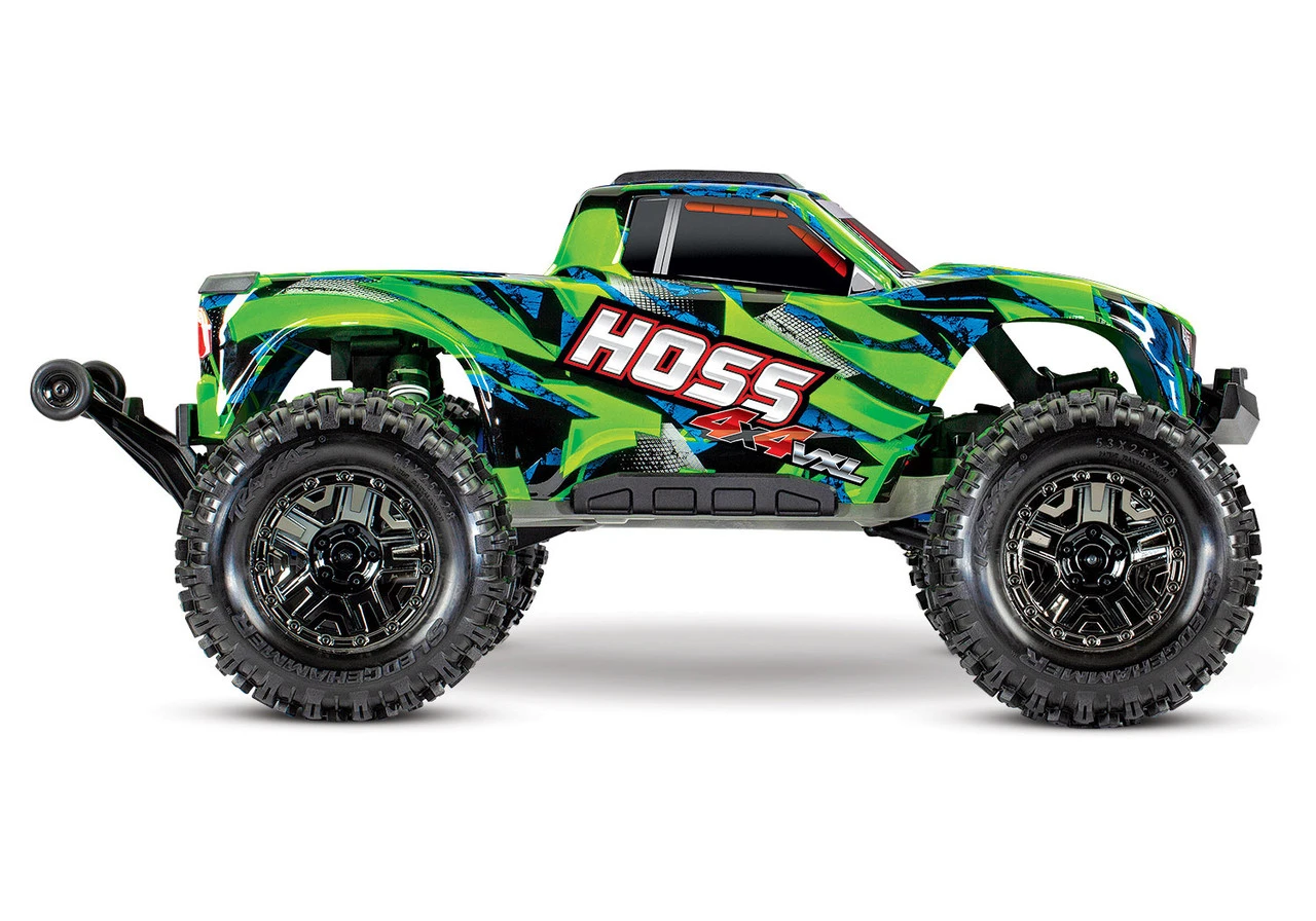 Traxxas Hoss 4X4 VXL 1/10 Scale Monster Truck W/ TQi Traxxas Link Enabled 2.4Ghz Radio System & TSM (Green) - Image 5