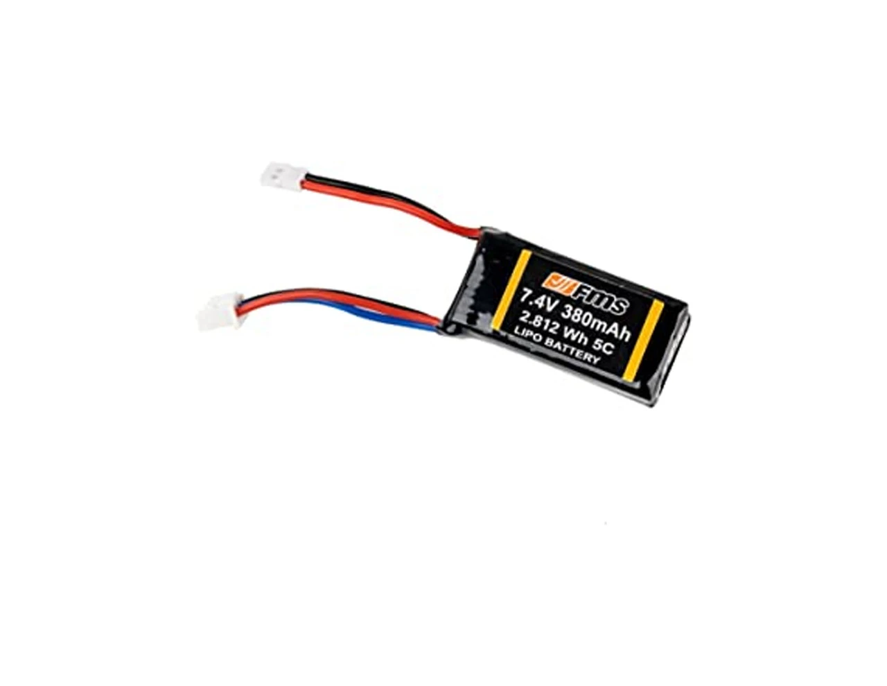 FMS 7.4V 2S 380mAh LiPo Battery: Molex Connector