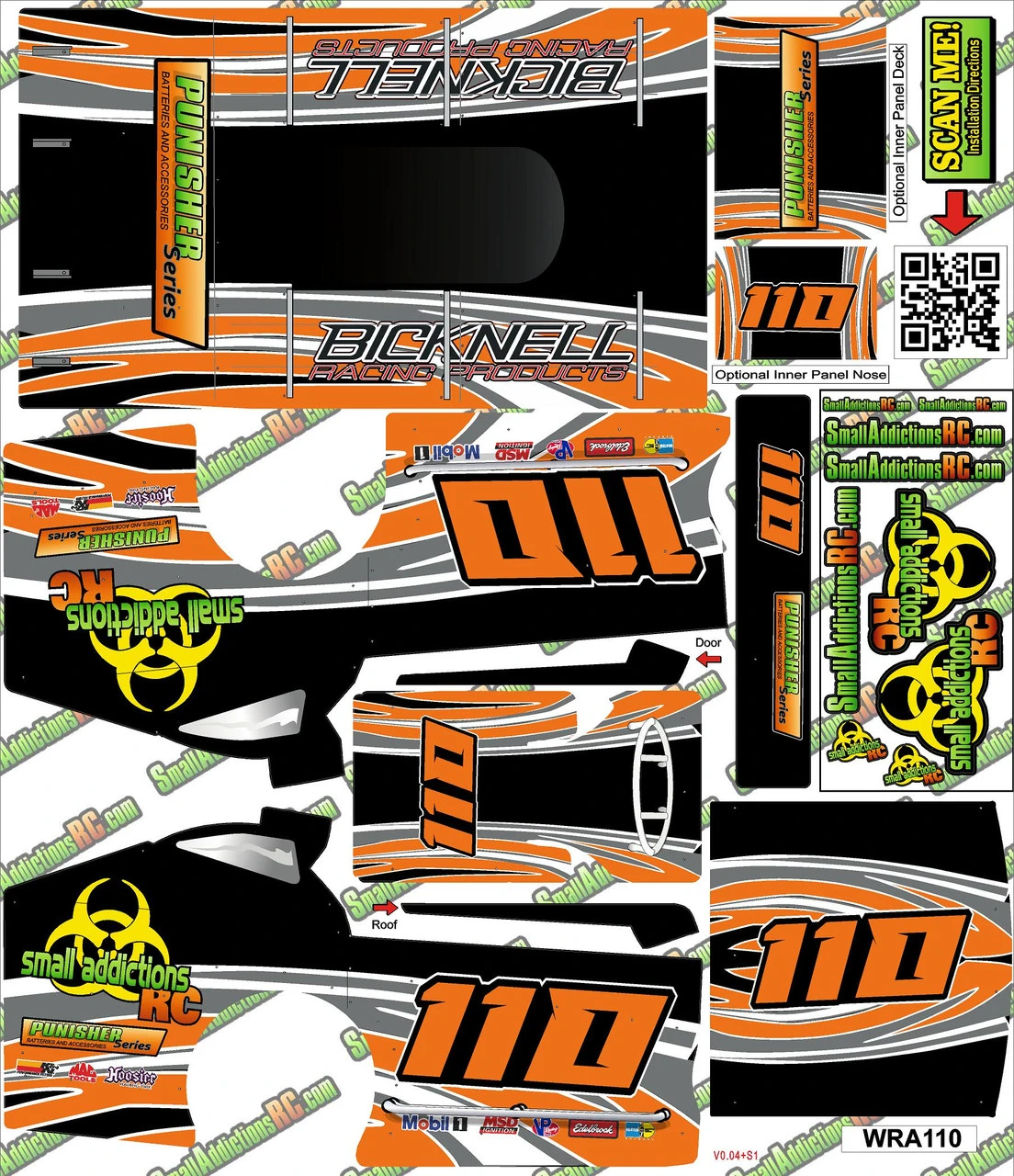 Small Addictions RC #110 Mudboss Wrap (Matte Finish)