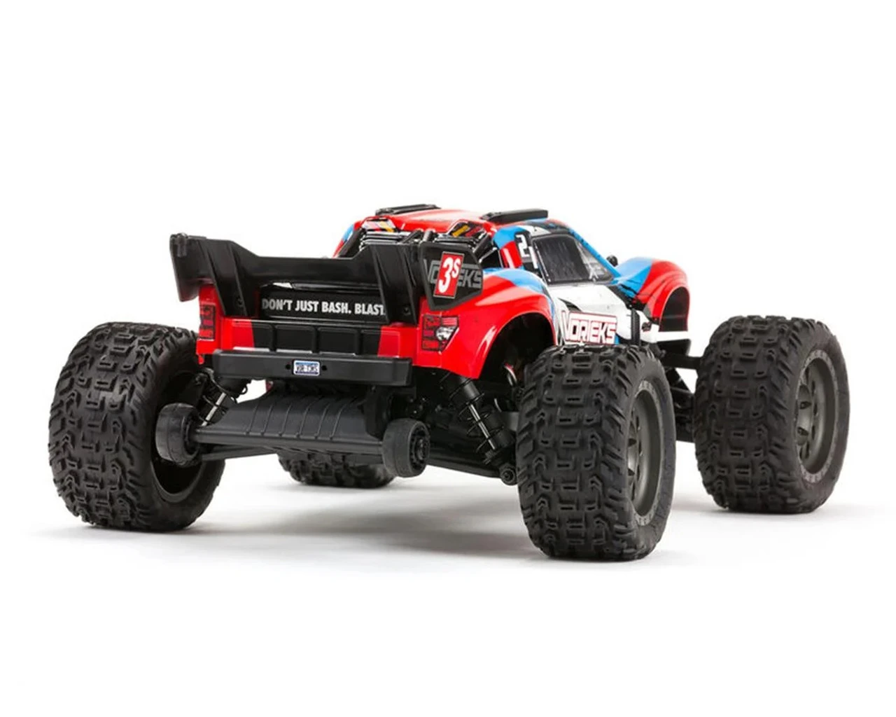 Arrma Vorteks 4X4 3S BLX 1/10th Stadium Truck W/ 2.4GHz Radio (Red) - Image 2