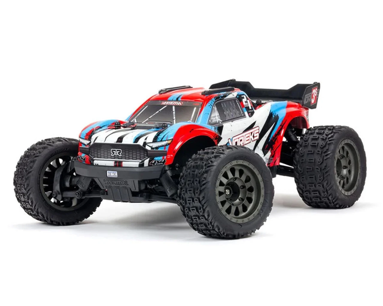 Arrma Vorteks 4X4 3S BLX 1/10th Stadium Truck W/ 2.4GHz Radio (Red)