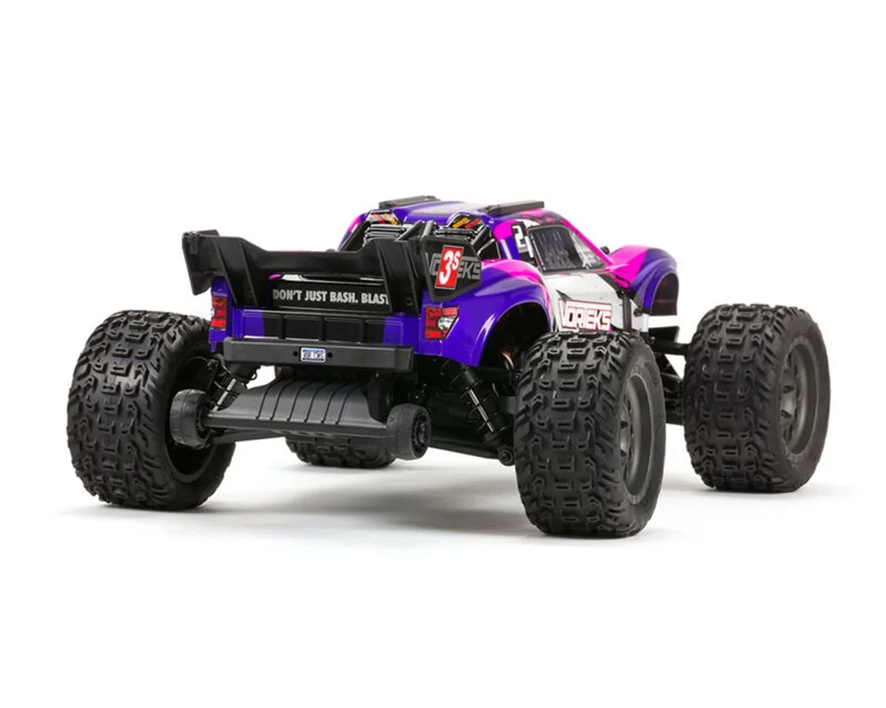 Arrma Vorteks 4X4 3S BLX 1/10th Stadium Truck W/ 2.4GHz Radio (Purple) - Image 2