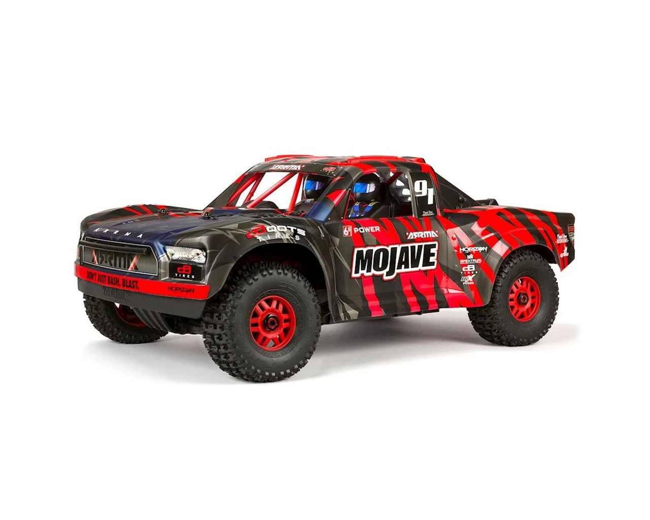 Arrma Mojave 6S BLX Brushless RTR 1/7 4WD RTR Desert Racer (Black/Red) (V2) W/SLT3 2.4GHz Radio