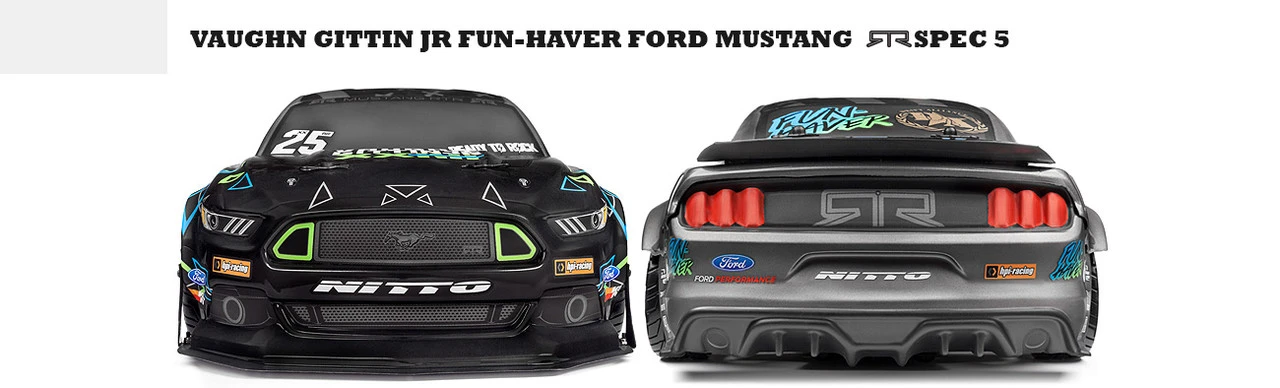 HPI Racing RS4 SPORT 3, Vaughn Gitten Jr, FORD MUSTANG, 1/10 Scale, W/ 2.4GHz Radio System - Image 5