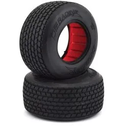 DE Racing G6T 2.2/3.0" Short Course Truck Oval Tread Tires W/ Inserts (2) (D30 Super Soft Compound)
