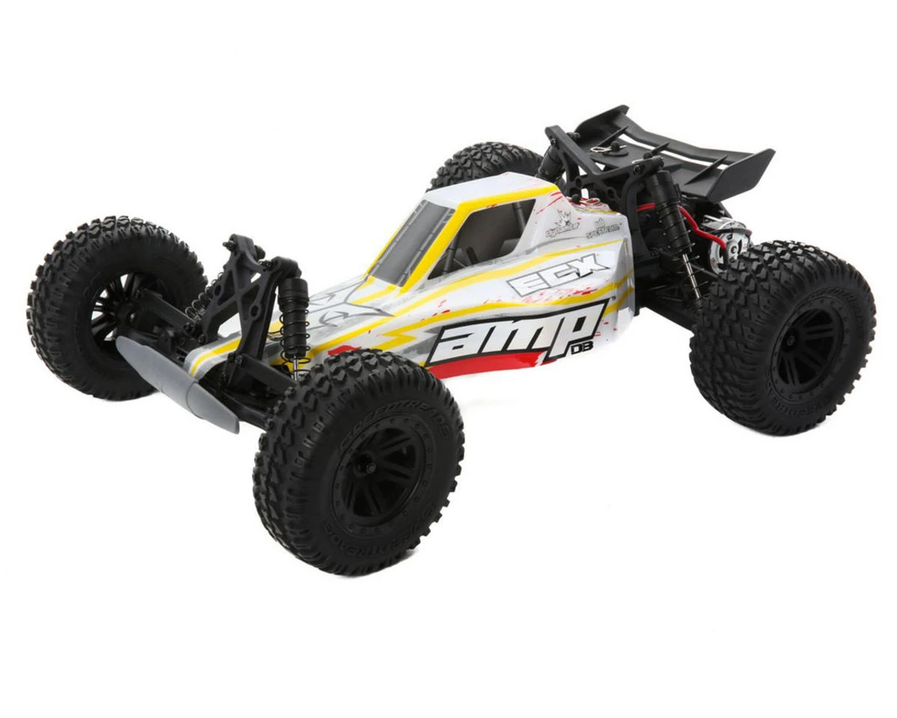 ECX AMP 1/10th Electric 2WD Desert Buggy RTR W/ 2.4GHz Radio (White/Red)