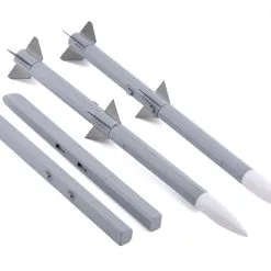 Eflite Wing Tip Missiles: F-16 Falcon-Gray 80mm EDF