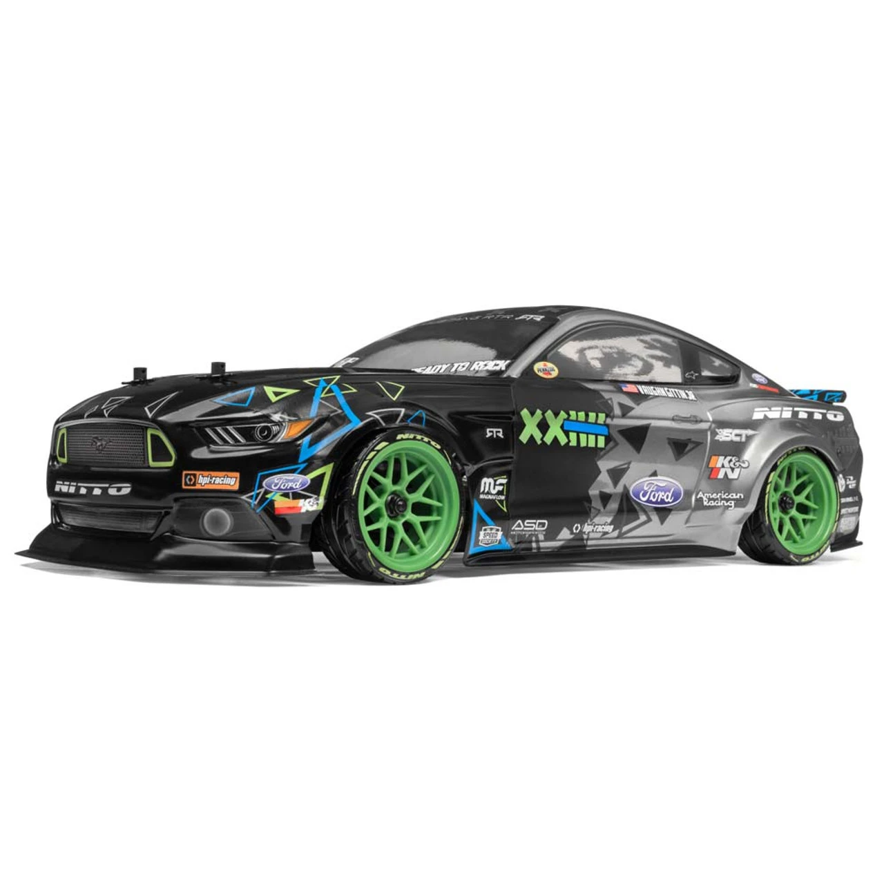 HPI Racing RS4 SPORT 3, Vaughn Gitten Jr, FORD MUSTANG, 1/10 Scale, W/ 2.4GHz Radio System