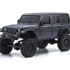 Kyosho Mini-Z 4x4 Jeep Wrangler Unlimited Rubicon, Granite Crystal Metallic, Ready Set