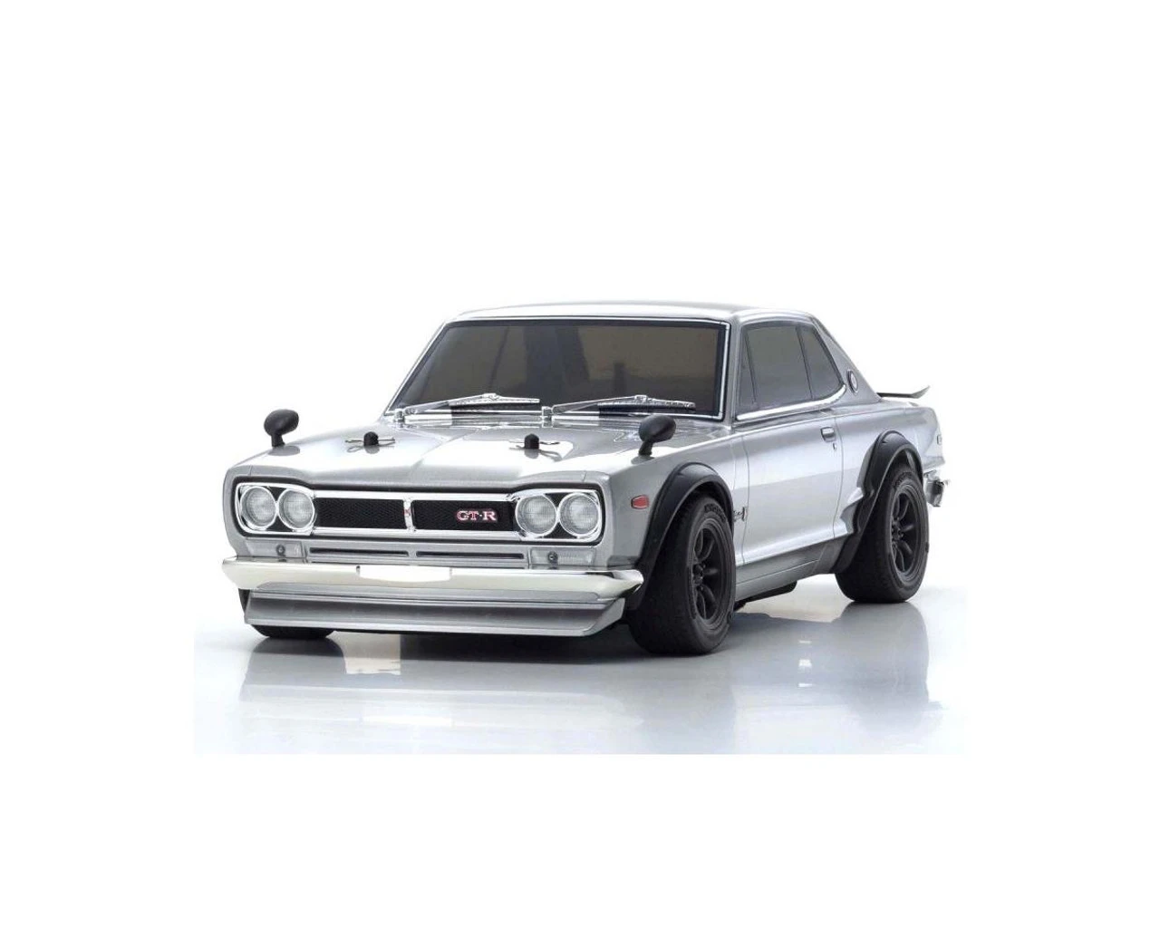 Kyosho 1/10 EP 4WD FAZER Mk2 FZ02 Nissan Skyline 2000GT-R (KPGC10) Tuned Version Silver - Image 4