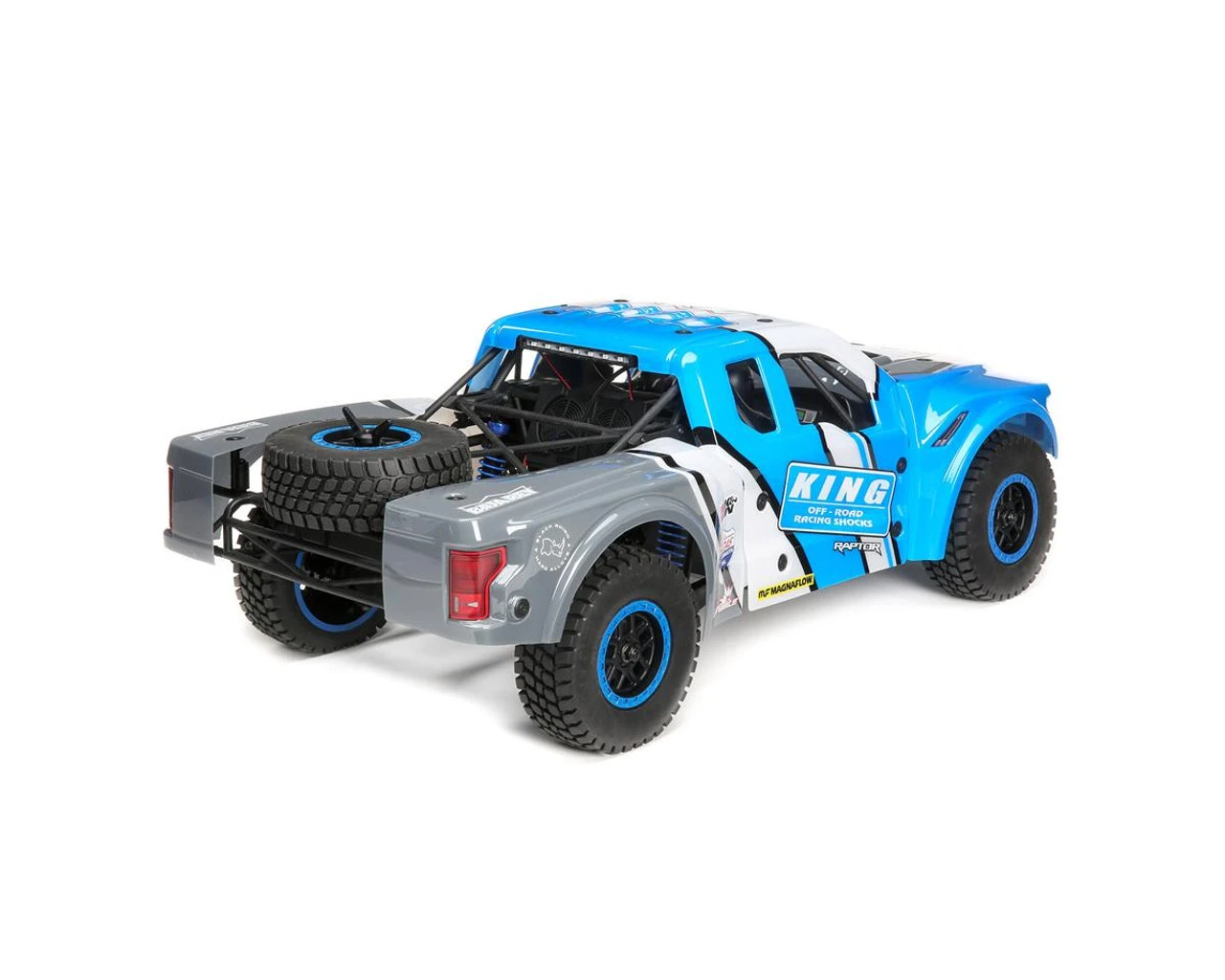Losi Baja Rey Ford Raptor 1/10 RTR 4WD Brushless Desert Truck (King Shocks) W/2.4GHz Radio, AVC & SMART - Image 4