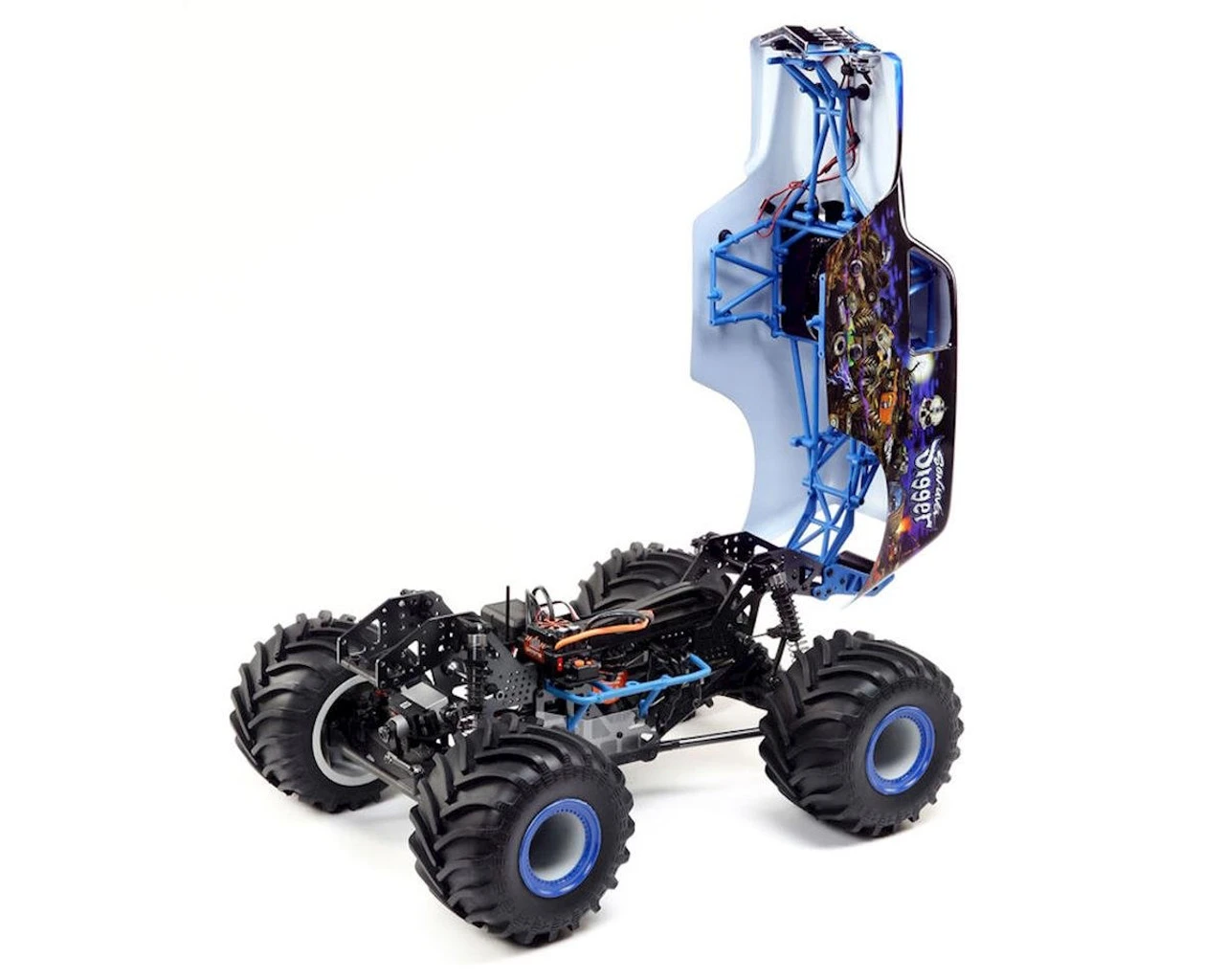 Losi LMT Son Uva Digger RTR 1/10 4WD Solid Axle Monster Truck W/DX3 2.4GHz Radio - Image 2