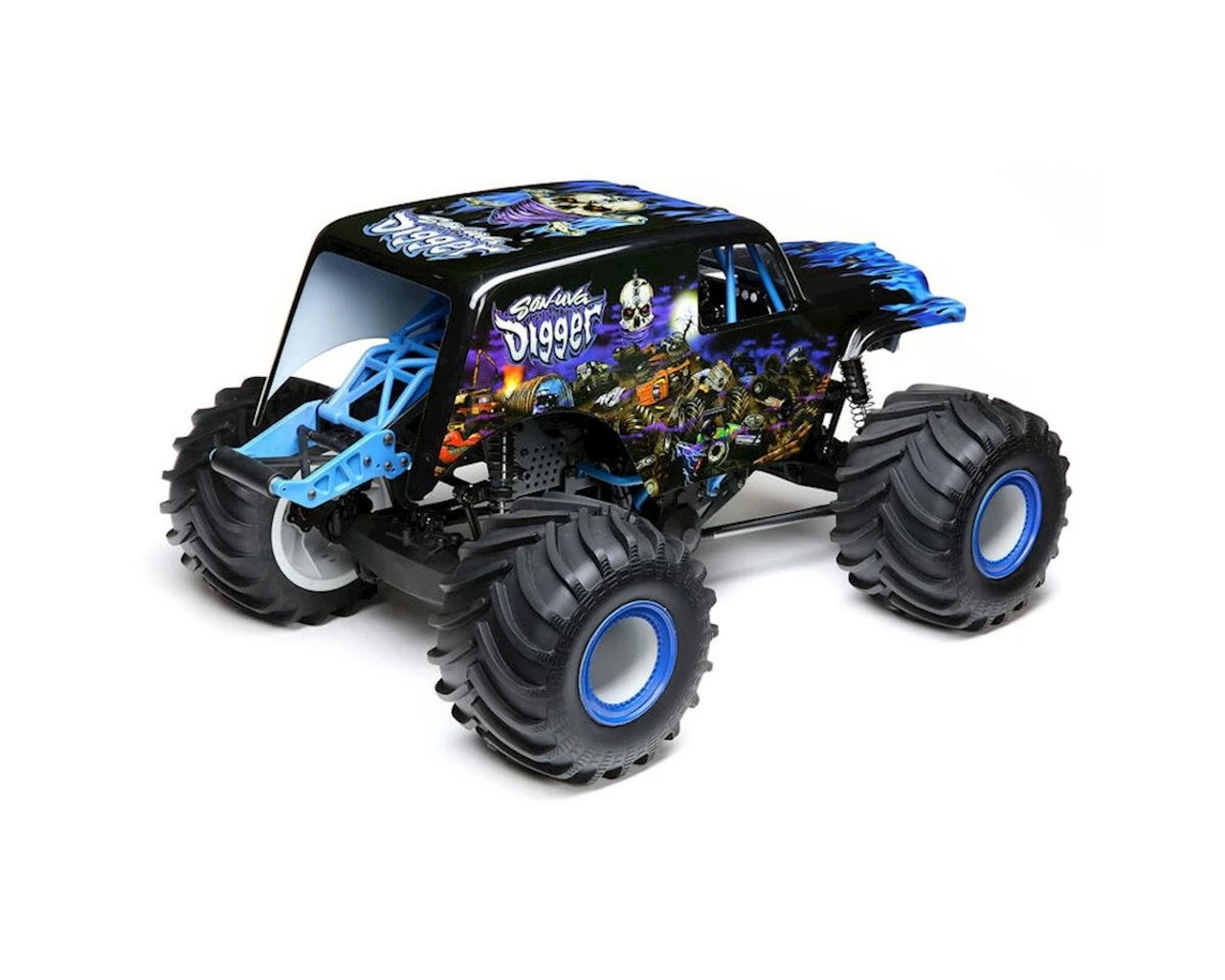 Losi LMT Son Uva Digger RTR 1/10 4WD Solid Axle Monster Truck W/DX3 2.4GHz Radio - Image 3