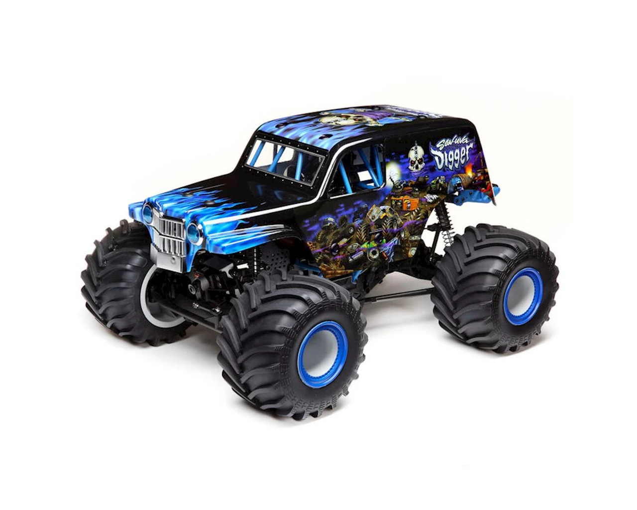 Losi LMT Son Uva Digger RTR 1/10 4WD Solid Axle Monster Truck W/DX3 2.4GHz Radio