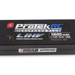 ProTek RC 4S 130C Low IR Silicon Graphene HV LCG LiPo Battery (15.2V/5600mAh) W/5mm Connector (ROAR Approved)