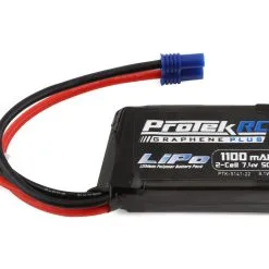 ProTek RC 2S 50C 1100mAh Losi Mini T/B & JRX2 LiPo Battery W/EC2 Connector