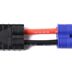 Racers Edge 1610 Battery / ESC Adapter: Female TRX To Male EC3