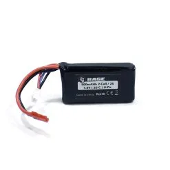 Rage RC 7.4V 2S 500mAh 20C Lipo Battery With JST Connector: Super Cub 750, Super Cub 750 BL
