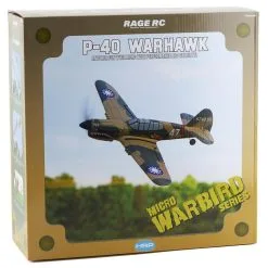 Rage RC Curtiss P-40 Warhawk Micro RTF Airplane W/PASS