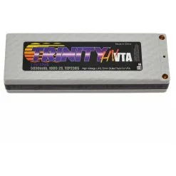 Team Trinity 2S 7.4V 5000mAh 100C High Voltage Pack With 5mm Bullets